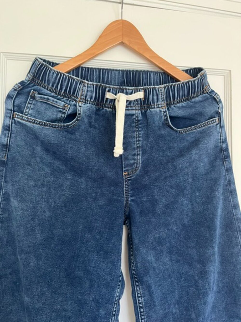 NWOT Gap Mid Rise Knit Denim Baggy Jeans | Size SP - Picture 6 of 10